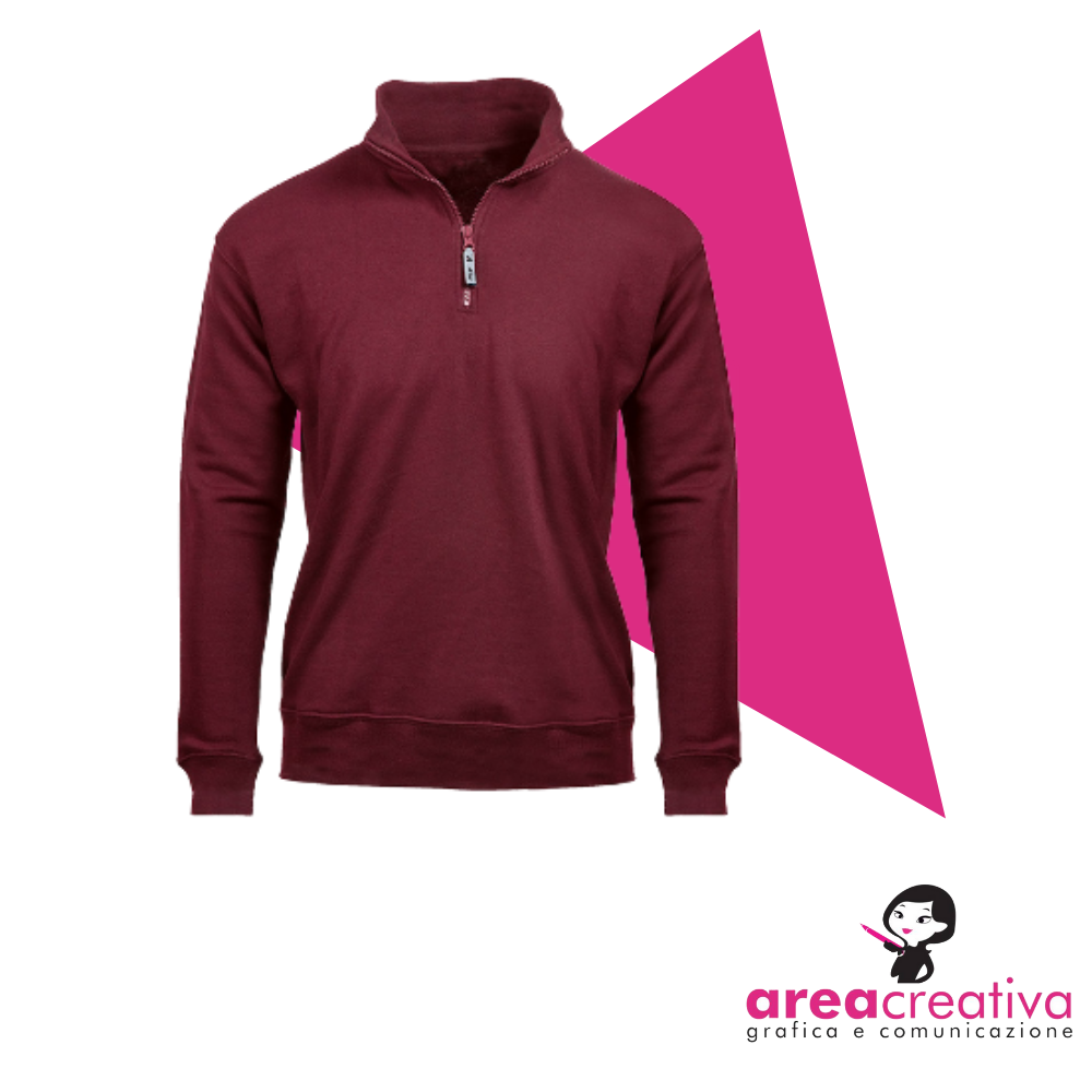 10 FELPE MEZZA ZIP + OMAGGIO