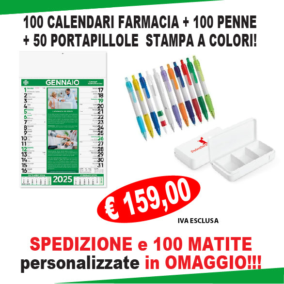 100 CALENDARI SILOHUETTE + 50 APRIBOTTIGLIE + OMAGGIO 5 T-SHIRT